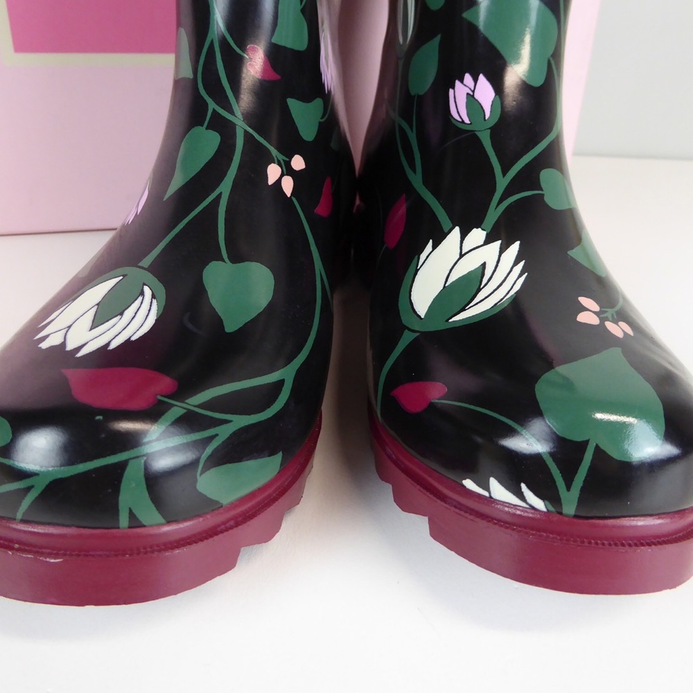 Kate Spade NY Renata Floral Waterproof Rain Boots - Picture 4 of 8